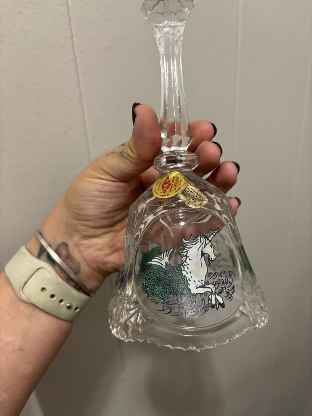 Lead crystal German bell 1985 - Picture 3 of 4